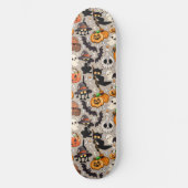 Grappige Halloween Feest met Katten Persoonlijk Skateboard (Voorkant)