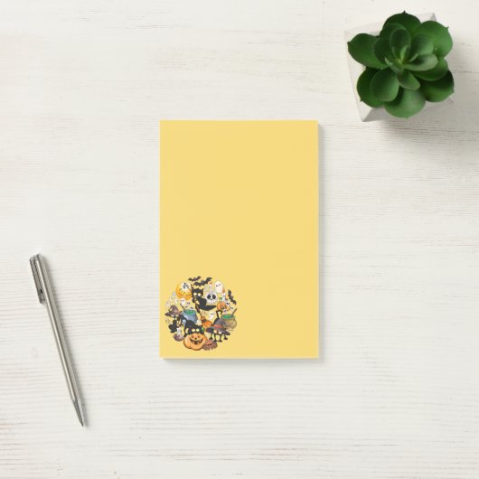 Grappige Halloween Feest met Katten Post-it® Notes (Kantoor)