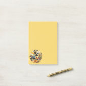 Grappige Halloween Feest met Katten Post-it® Notes (Op bureau)
