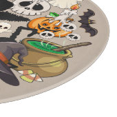 Grappige Halloween Feest met Katten Snijplank (Hoek)