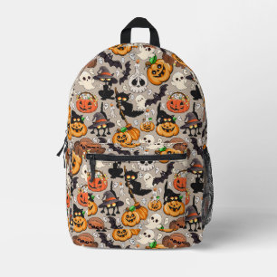 Grappige Halloween Feest voor Katten Bedrukte Rugzak