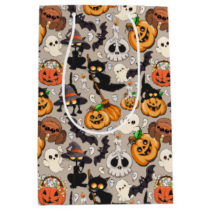 Grappige Halloween Feest voor Katten Medium Cadeauzakje