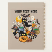 Grappige Halloween Feest voor Katten Planner (Achterkant)