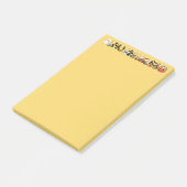 Grappige Halloween Feest voor Katten Post-it® Notes (Schuin)