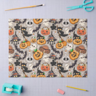 Grappige Halloween Feest voor Katten Tissuepapier