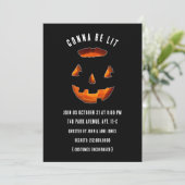 Grappige Halloween-feestuitnodigingen Kaart (Staand voorkant)