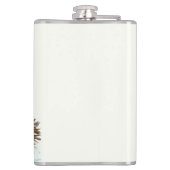 Grappige Halloween Flask Witch Pumpkin Vliegen Heupfles (Achterkant)