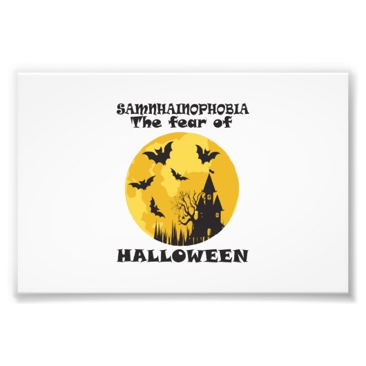 Grappige Halloween Foto Afdruk (Voorkant)