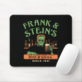 Grappige Halloween Frank en Steins Bar Grill Muismat (Met muis)