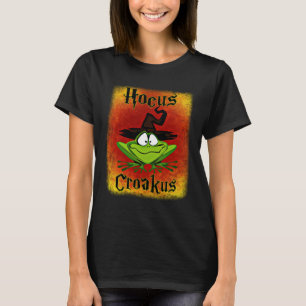 Grappige Halloween Frog Hocus Croakus Shirt, T-shirt