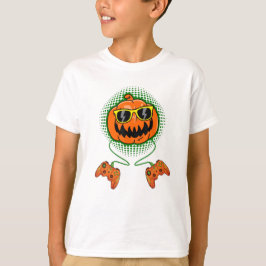 Grappige Halloween Gamer Shirten voor Jongens, Kin T-shirt