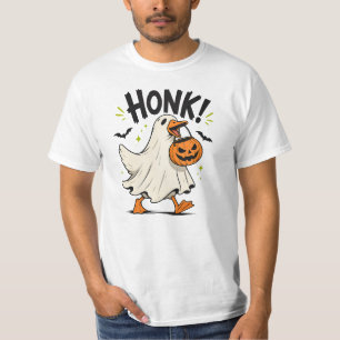 Grappige Halloween Gans Geest T-shirt
