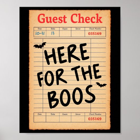 Grappige Halloween gast check hier voor de rest va Poster (Voorkant)