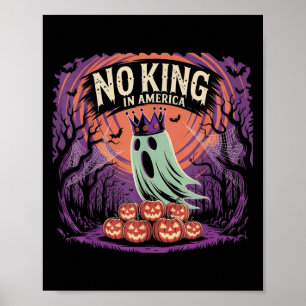 Grappige Halloween Geen Koningen In Amerika Sinds Poster