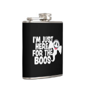 Grappige Halloween Geest Boos Pun Heupfles (Rechts)