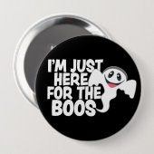 Grappige Halloween Geest Boos Pun Ronde Button 4,0 Cm (Voorkant /achterkant)