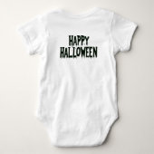 Grappige Halloween-geest en ongedwongen Cat-Cartoo Romper (Achterkant)