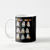 Grappige Halloween Geest Fysiotherapie Pt Fysiek Koffiemok (Links)