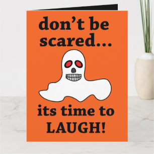 Grappige Halloween Geest Kaart