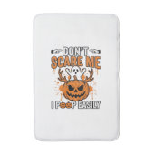 Grappige Halloween Geest Pompoen Citaat Vector Des Badmat (Voorkant Verticaal)