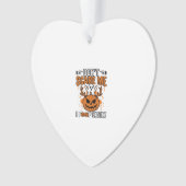 Grappige Halloween Geest Pompoen Citaat Vector Des Ornament (voorkant)