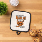Grappige Halloween Geest Pompoen Citaat Vector Des Pannenlap (Top down)