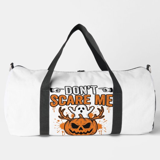 Grappige Halloween Geest Pompoen Citaat Vector Des Plunjezak (Voorkant)