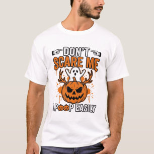 Grappige Halloween Geest Pompoen Citaat Vector Des T-shirt