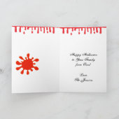 Grappige Halloween gepersonaliseerd gevangen achte Kaart (Binnen)