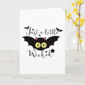 Grappige Halloween-geschenken - gewoon een beetje  Kaart (Gele Bloem)