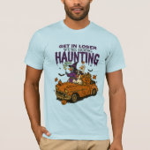 Grappige Halloween - Get in Loser We gaan spookach T-shirt (Voorkant)