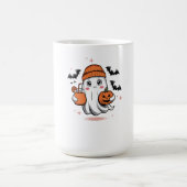 Grappige Halloween Ghost Boo Jee geest voor Hallow Koffiemok (Center)