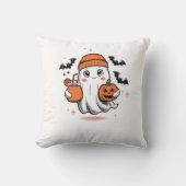 Grappige Halloween Ghost Boo Jee geest voor Hallow Kussen (Voorkant)