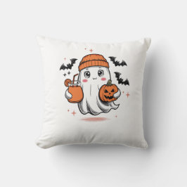 Grappige Halloween Ghost Boo Jee geest voor Hallow Kussen