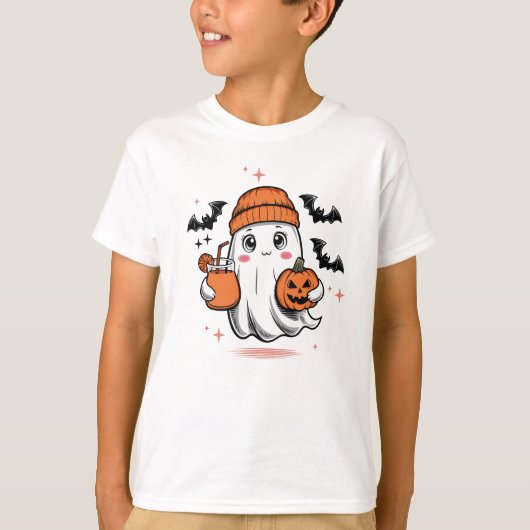 Grappige Halloween Ghost Boo Jee geest voor Hallow T-shirt (Voorkant)