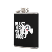 Grappige Halloween Ghost Boos Pun Heupfles (Links)