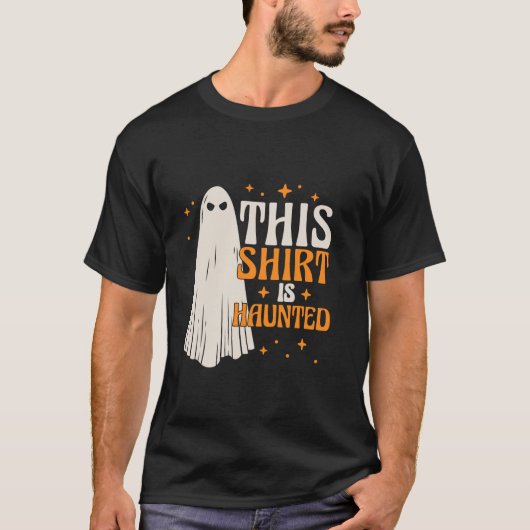 Grappige Halloween Ghost Kinder T Shirt (Voorkant)