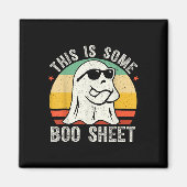 Grappige Halloween Ghost Kostuum  Mannen Vrouwen Magneet (Voorkant)