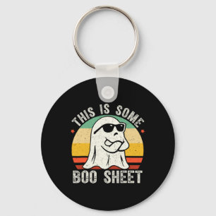 Grappige Halloween Ghost Kostuum Mannen Vrouwen Sleutelhanger