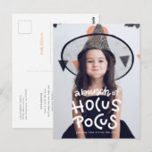 Grappige Halloween Ghosting Trick or treat dit jaa Briefkaart (Voorkant / Achterkant)