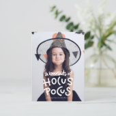 Grappige Halloween Ghosting Trick or treat dit jaa Briefkaart (Staand voorkant)