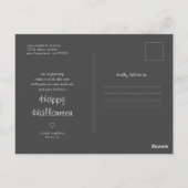 Grappige Halloween Ghosting Trick or treat dit jaa Briefkaart (Achterkant)