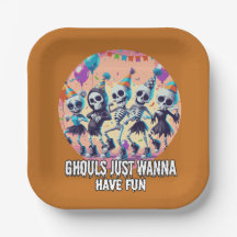 Grappige Halloween Ghouls willen gewoon een leuk f