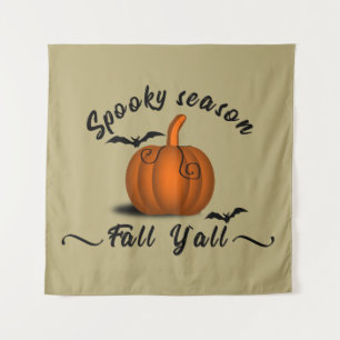 Grappige Halloween griezelige seizoen Wandkleed