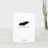 Grappige Halloween groet Feestdagen Kaart (Achterkant)