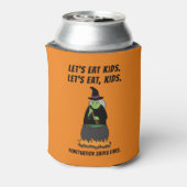 Grappige Halloween Heks Cool Engelse Leraar Gramma Blikjeskoeler (Blikje Achterkant)