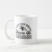 Grappige Halloween heksen brouwen koffie Co stoppe Koffiemok (Links)