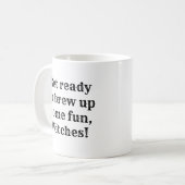 Grappige Halloween Heksenbrouwsel Koffiemok (Voorkant links)