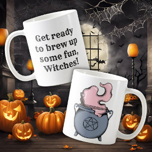 Grappige Halloween Heksenbrouwsel Koffiemok