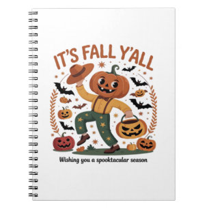 Grappige Halloween Herfst Lief Het Is Herfst Jonge Notitieboek